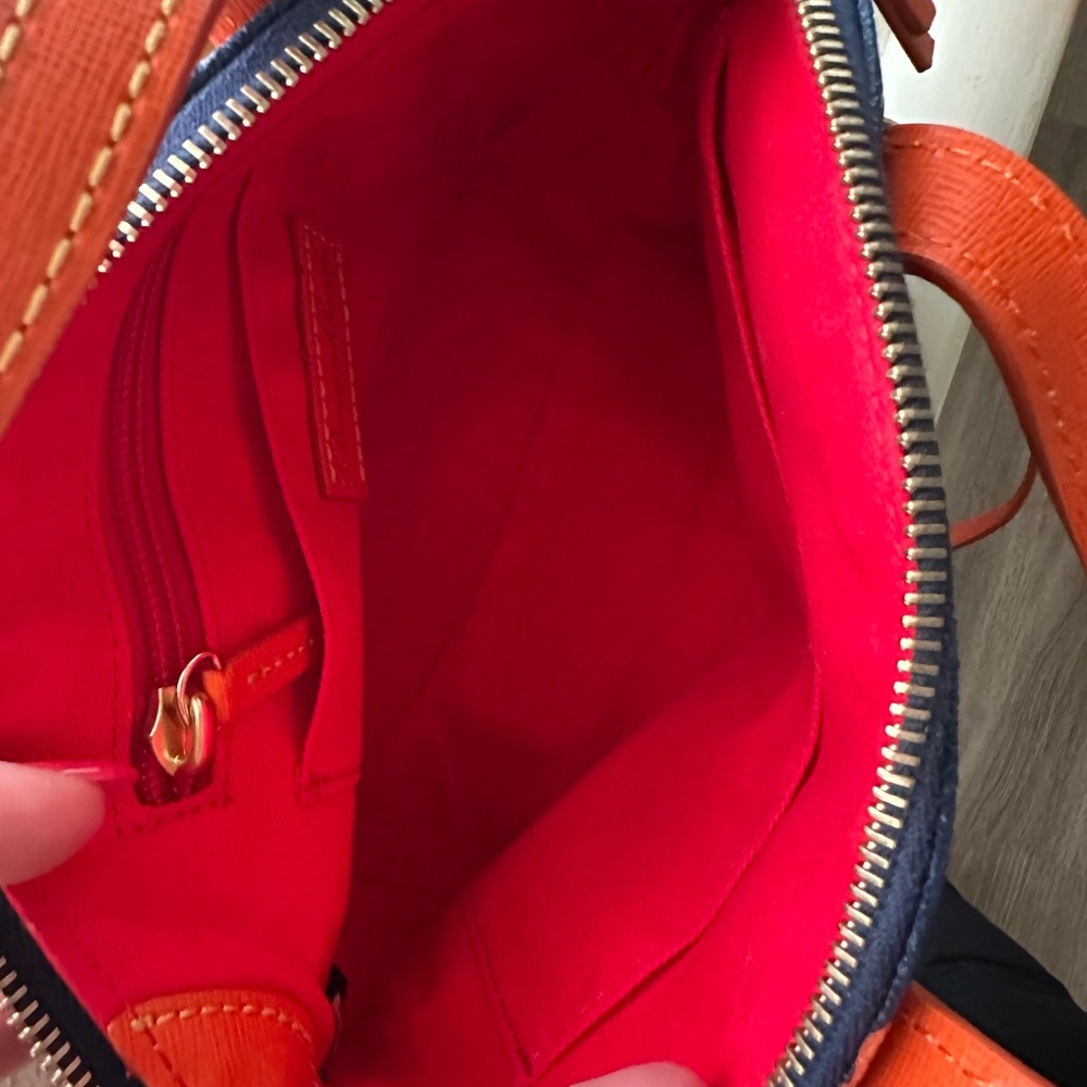 Dooney & Bourke Blue and Orange Mini Bag - Picture 4 of 4